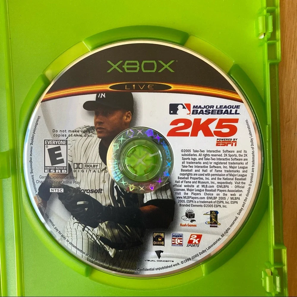 Xbox Live Major League Baseball 2K5 Online Enabled